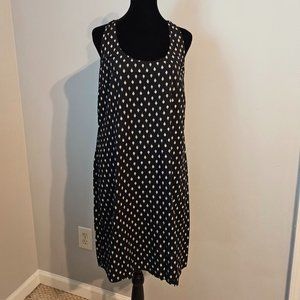 Old Navy Black Dress with White Detail